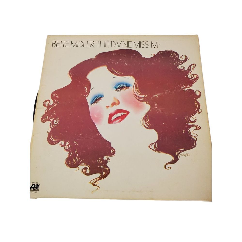 Vintage 1972 Bette Midler‎ The Divine Miss M Vinyl LP Album